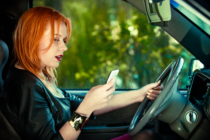 texting while driving auto accident